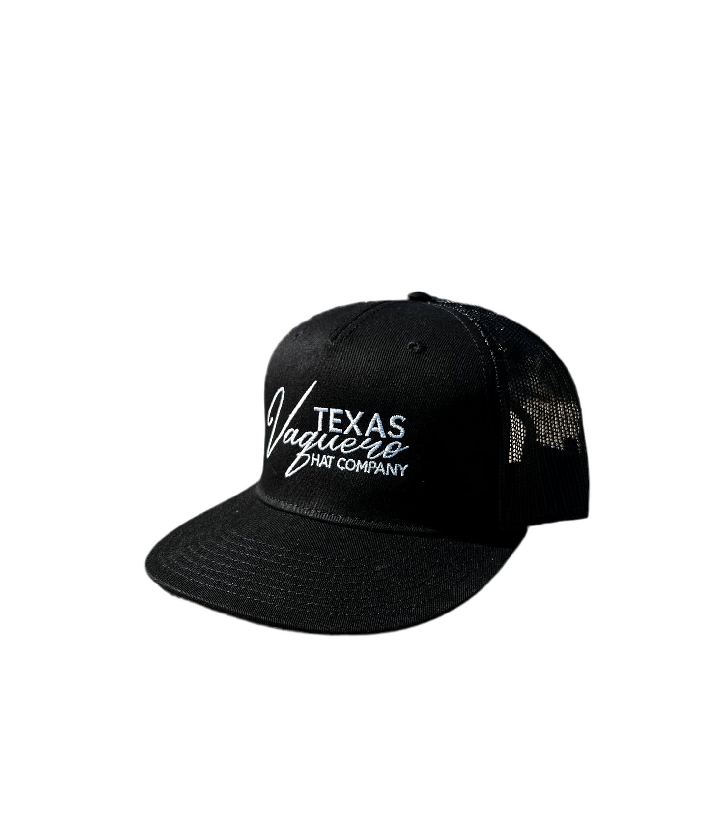 The Vaquero Signature - Black Meshback